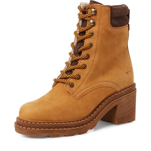 Tamaris Damskie sztyblety Lace Boot Heel 1-25294-45, Corn, 40 EU, ziarno, 40 EU