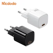 Ładowarki do telefonów - Szybka ładowarka Mcdodo 33W GaN PD Ładowarka ścienna Adapter połączenia typu C Szybka ładowarka Zasilacz do smartfonów Biały - miniaturka - grafika 1