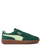 Buty dla dziewczynek - Puma Sneakersy Palermo Jr 397271 13 Zielony - miniaturka - grafika 1