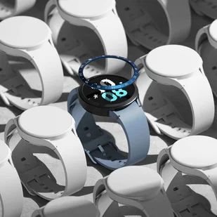 Ringke Air Sports+Bezel 2w1 etui ze stalową ramką do Samsung Galaxy Watch 5 40mm pokrowiec na kopertę czarno-niebieski (GW4-40-12_AS02) - Akcesoria do smartwatchy - miniaturka - grafika 3