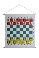 Akcesoria do gier planszowych - Szachownica Demonstracyjna Rolowana, Magnetyczna - miniaturka - grafika 1