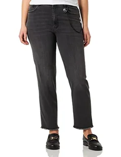 Love Moschino Damskie Spodnie Casual, Czarny, 26 - Spodnie damskie - miniaturka - grafika 1