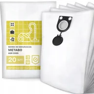 Worki do odkurzaczy - 20x Worek do Odkurzacza Metabo Asr 2025 Syntetyczny Pojemny Mocny Worki G9 - miniaturka - grafika 1
