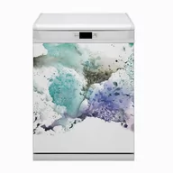 Dekoracje domu - Ozdobna osłona na zmywarkę Kolorowy atrament 60x80 - miniaturka - grafika 1