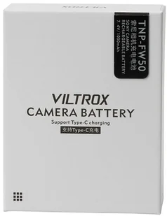 Akumulator Viltrox zamiennik Sony NP-FW50 z USB-C/Sony NP-FW50 - Ładowarki do aparatów dedykowane - miniaturka - grafika 1