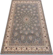 Dywany - Dywan NAIN Rozeta, ramka, 1180/51034 / beż niebieski 120x170 cm - miniaturka - grafika 1