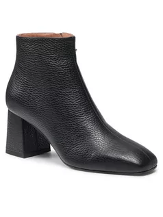 Botki damskie - Pollini Botki SA21096G0DTD0000 Czarny 37, 38, 39, 40 - grafika 1