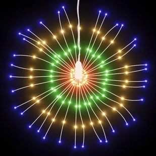 Ozdoby świąteczne ze 140 lampkami LED, 2 szt., kolorowe, 17 cm  Lumarko! - Ozdoby bożonarodzeniowe - miniaturka - grafika 5
