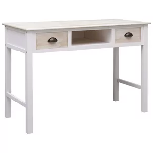 vidaXL Stolik konsola 110 x 45 x 76 cm drewniany 284160 - Konsole i sekretarzyki - miniaturka - grafika 1