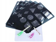 Zabawki kreatywne - TABLET GRAFICZNY DLA DZIECI tablica do malowania światłem z szablonami - miniaturka - grafika 1