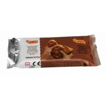 Jovi Jovi, pasta modelarska, terrakota, 250 g - Akcesoria rzeźbiarskie - miniaturka - grafika 1