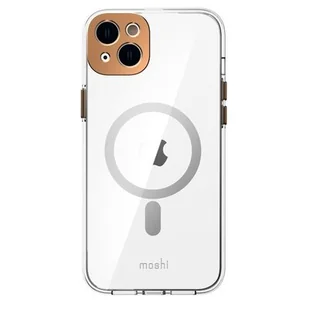 Etui MOSHI iGlaze MagSafe do iPhone 14 Plus Przezroczysto-złoty - Etui i futerały do telefonów - miniaturka - grafika 1