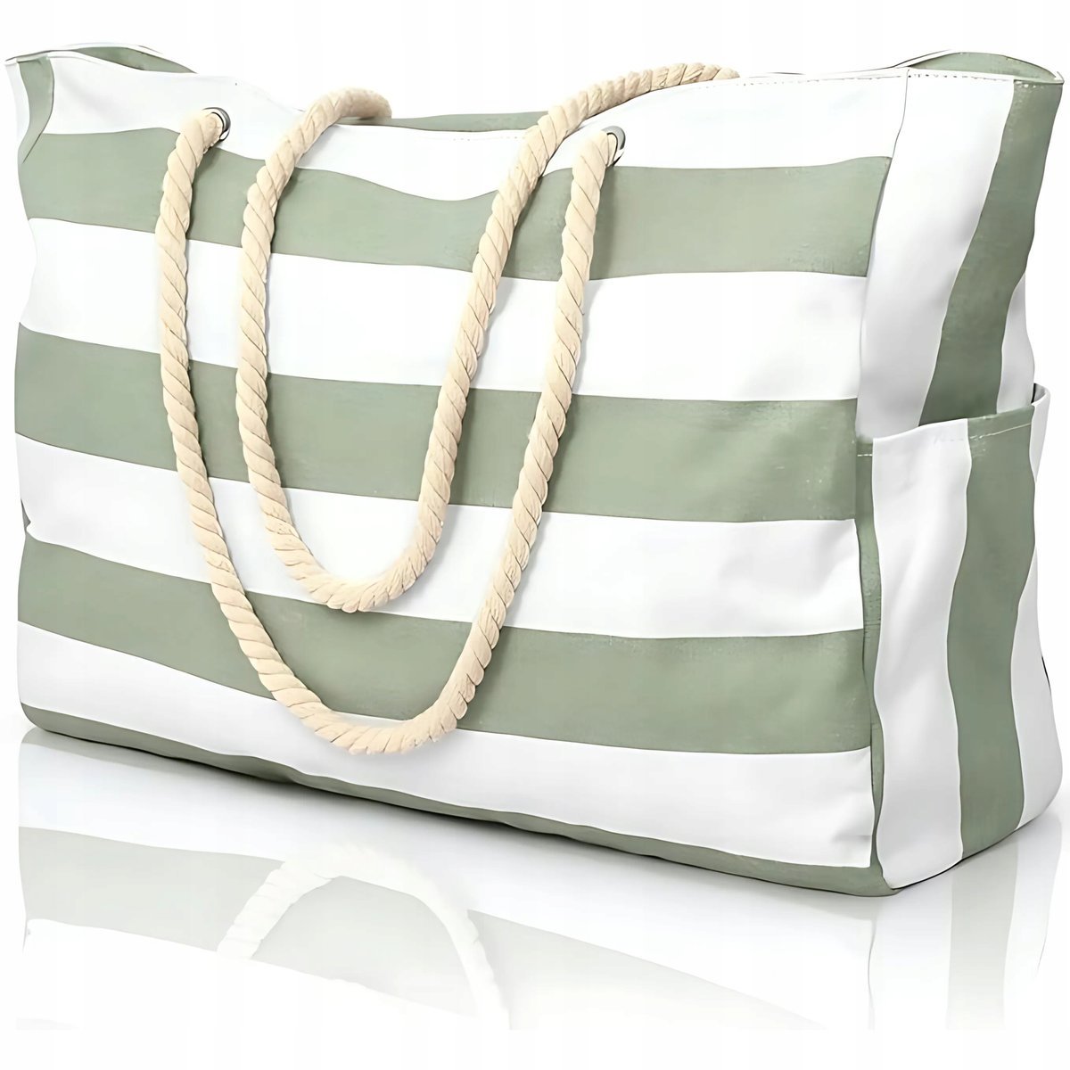 Oscaurt torba plażowa poliester zielony