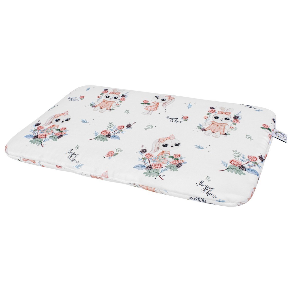 Bambusowa Poduszka Przedszkolaka Romantyczny Królik 40x60 cm