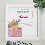 Albumy fotograficzne - Duży album na zdjęcia z nadrukiem dla dziewczynki na imieniny - miniaturka - grafika 1