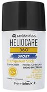Balsamy i kremy do opalania - Krem do ochrony przeciwsłonecznej Heliocare 360 Sportsun Clear Stick SPF50+ 25 g (8470002024434) - miniaturka - grafika 1