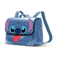 Plecaki - Lilo i Stitch Tongue-Torebka-Plecak Satchel, Niebieska, 26 x 20 cm - miniaturka - grafika 1