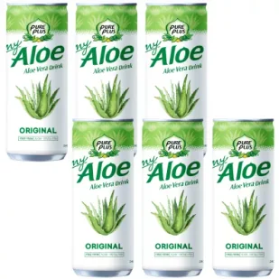 Pure Plus Napój z aloesem Aloe Vera Drink Original zestaw 6 x 240 ml - Soki i napoje niegazowane - miniaturka - grafika 1