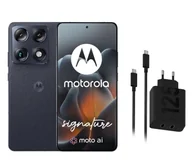 Ładowarki do telefonów - Motorola Signature 5G 16/512GB Carbon 165Hz + Ładowarka 125W - miniaturka - grafika 1
