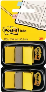 Post-It 680-Y2EU 25x43mm 2x50 kart żółte - Etykiety samoprzylepne i bloki etykiet - miniaturka - grafika 2