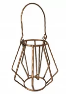 Świeczniki - Świecznik Złoty Metalowy 17Cm Tealight Lampion - miniaturka - grafika 1