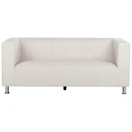 Sofy i kanapy - Sofa 3-osobowa biała FLORO - miniaturka - grafika 1