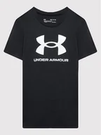 Koszulki dla chłopców - Under Armour T-Shirt Ua Sportstyle Logo 1363282 Czarny Loose Fit - miniaturka - grafika 1