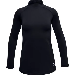 Koszulka dziewczęca Under Armour ColdGear LS Mock - Odzież sportowa dziecięca - miniaturka - grafika 6