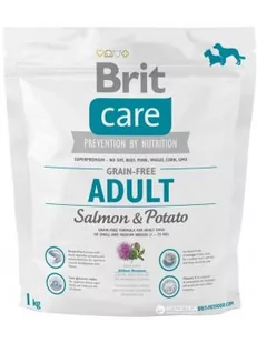 Brit Care Grain-free Adult Salmon&Potato 1 kg - Sucha karma dla psów - miniaturka - grafika 1