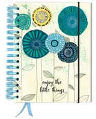 Notesy i bloczki - Bujo bullet 180 stron notatnik A5+ kropki pamiętnik gumka - miniaturka - grafika 1