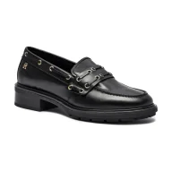 Półbuty damskie - Tommy Hilfiger Skórzane loafersy Nautical Eyelets Leather - miniaturka - grafika 1