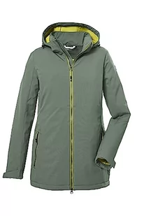 Killtec Damska kurtka softshellowa/kurtka outdoorowa z odpinanym kapturem KOW 8 WMN SFTSHLL JCKT, pale green, 44, 39685-000 - Kurtki damskie - miniaturka - grafika 1