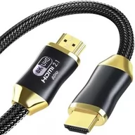 Kable USB - Kabel 3m Przewód HDMI-HDMI 2.1 8K 60Hz 4K 120Hz do przekazywania obrazu i dźwięku Premium HQ - miniaturka - grafika 1