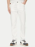 Spodnie męskie - Aeronautica Militare Spodnie materiałowe 251PJ205CT3551 Biały Regular Fit - miniaturka - grafika 1