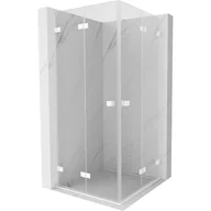 Kabiny prysznicowe - Mexen Lunar-F Duo kabina prysznicowa składana 95 x 95 cm, transparent, biała - 836-095L-095P-20-00 - miniaturka - grafika 1
