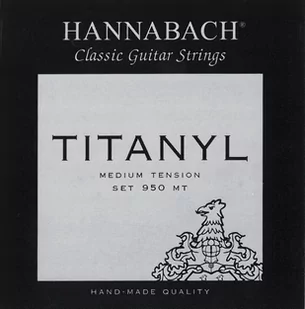 Hannabach 653146 Klassikgitarrensaiten Serie 950 Medium Tension Titanyl - E6 653146 - Struny gitarowe  - miniaturka - grafika 1