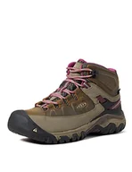 Buty trekkingowe damskie - KEEN Damskie buty trekkingowe Targhee Iii Mid Wp, biały - Biały Boysenberry - 40.5 EU - miniaturka - grafika 1