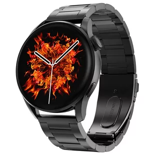 Artnico DT3 stalowy Czarny - Smartwatch - miniaturka - grafika 2