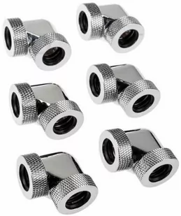 RAIJINTEK Pelias D140906 14mm 90 Grad Adapter - 6-Pack srebrny - Chłodzenie wodne - miniaturka - grafika 1