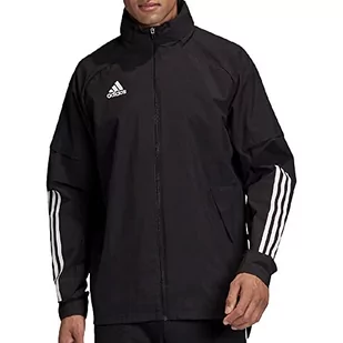 Adidas Męska kurtka Condivo 20, czarna/biała, ST - Kurtki męskie - miniaturka - grafika 1