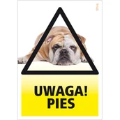 Numery na dom - Oznaczenie "Uwaga pies" 14,8 x 21 - miniaturka - grafika 1