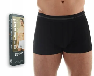 BRUBECK Bokserki męskie COMFORT WOOL BX10430 r XL - Majtki męskie - miniaturka - grafika 1