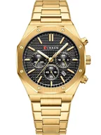 Zegarki męskie - ZEGAREK MĘSKI CURREN 8440 CHRONOGRAF (zc047e) + BOX - miniaturka - grafika 1
