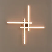 Lampy sufitowe - Briloner Lampa sufitowa Rey, migocząca, 4-pkt., czarna - miniaturka - grafika 1