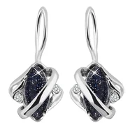 Kolczyki Srebrne - KOLCZYKI NOC KAIRU