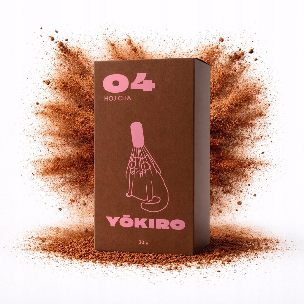 Yokiro Hojicha 04 japońska prażona zielona herbata w proszku - 30 g