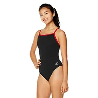Stroje kąpielowe - Speedo Damski strój kąpielowy jednoczęściowy Endurance+ Flyback Solid Adult Team Colors - miniaturka - grafika 1