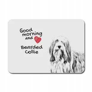 Bearded Collie Podkładka pod mysz myszkę Grafika - Podkładki pod mysz - miniaturka - grafika 1