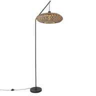 Lampy stojące - QAZQA Orientalna lampa podłogowa czarny bambus - Ostrawa - miniaturka - grafika 1