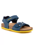 Buty dla dziewczynek - Geox Sandały J Ghita B. B J028LB 000BC C4005 S Granatowy - miniaturka - grafika 1